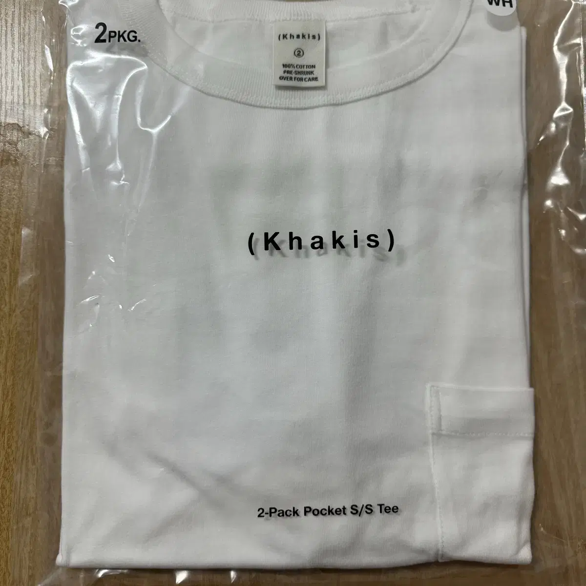 카키스 khakis pocket 반팔티