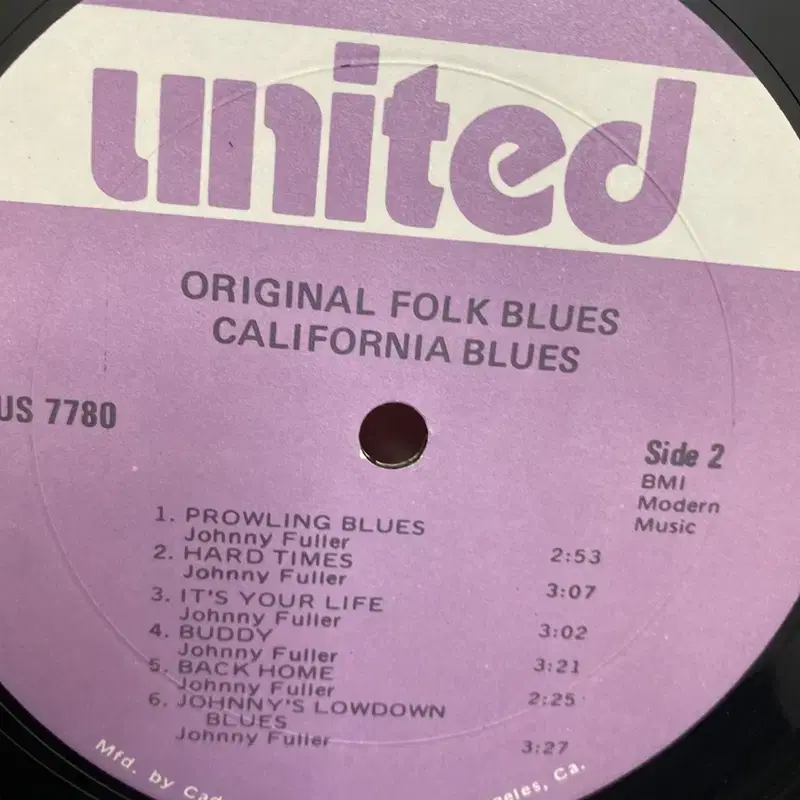 CALIFORNIA BLUES  LP / AA2873