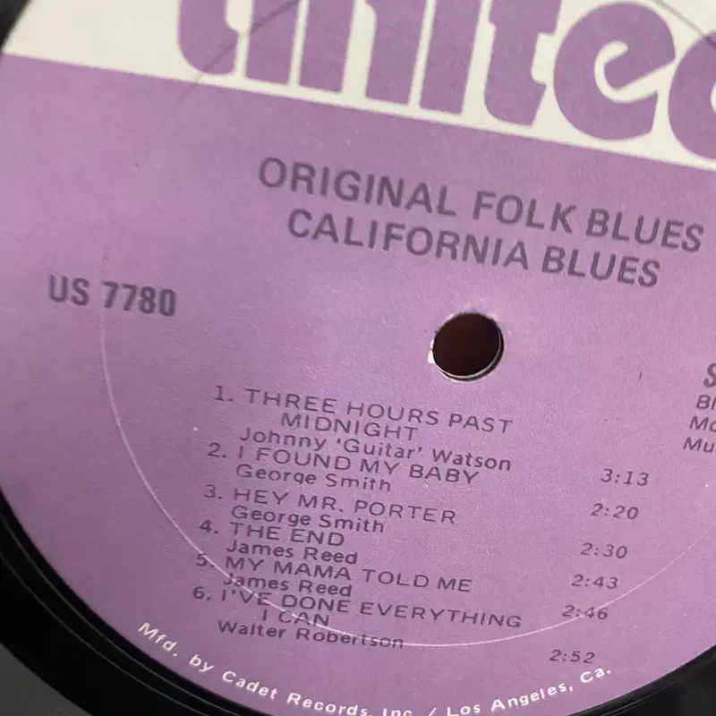 CALIFORNIA BLUES  LP / AA2873