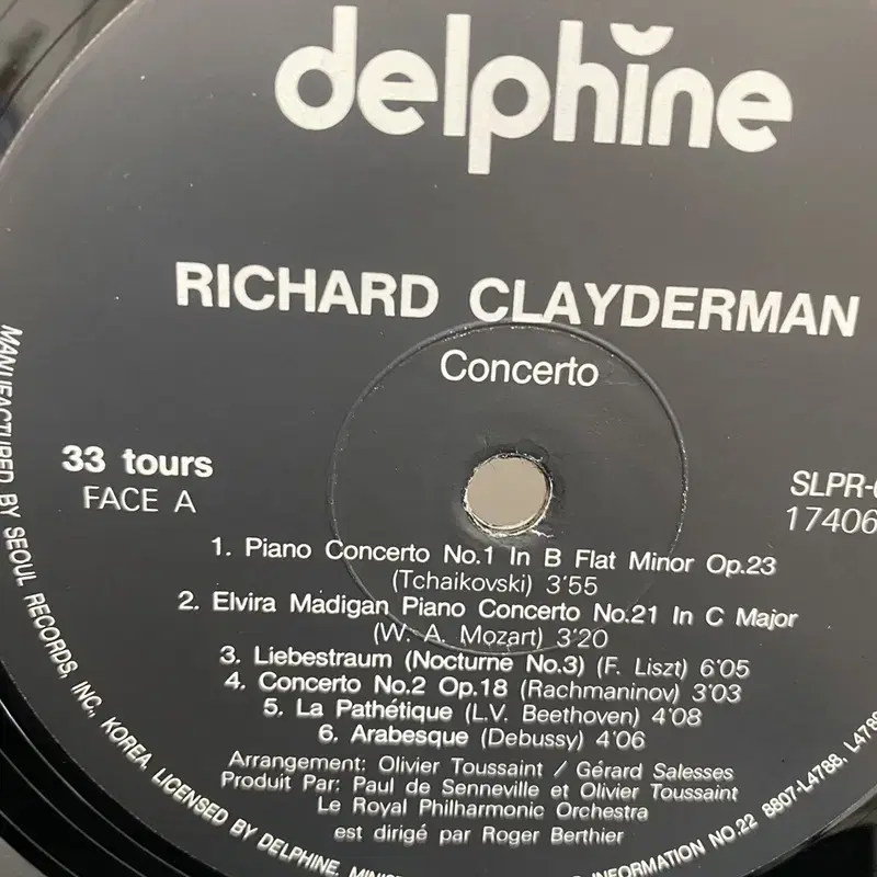 RICHARD CLAYDERMAN LP / AA2880