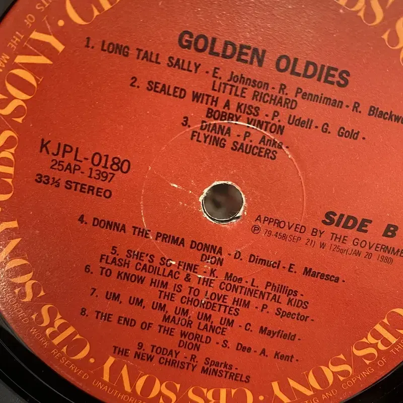 GOLDEN OLDIES LP / AA2883