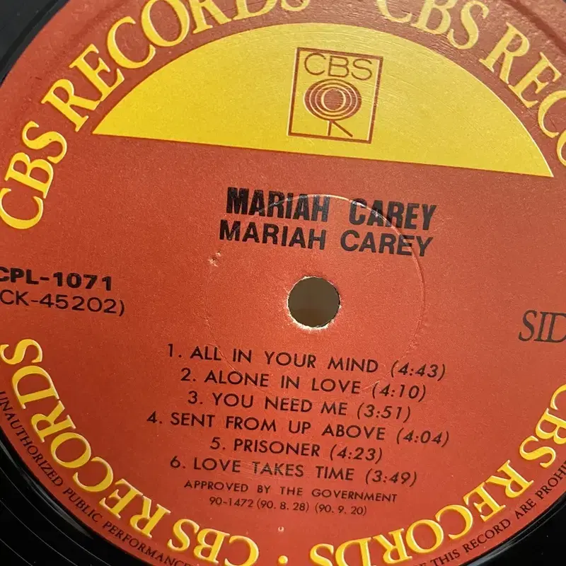 MARIAH CAREY LP / AA2923