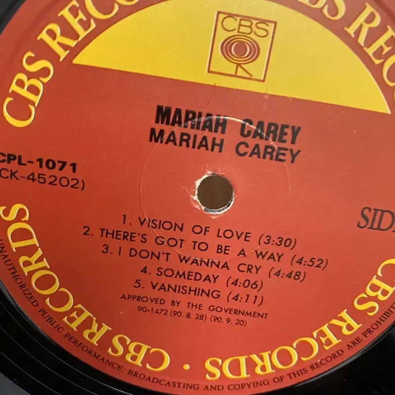 MARIAH CAREY LP / AA2923