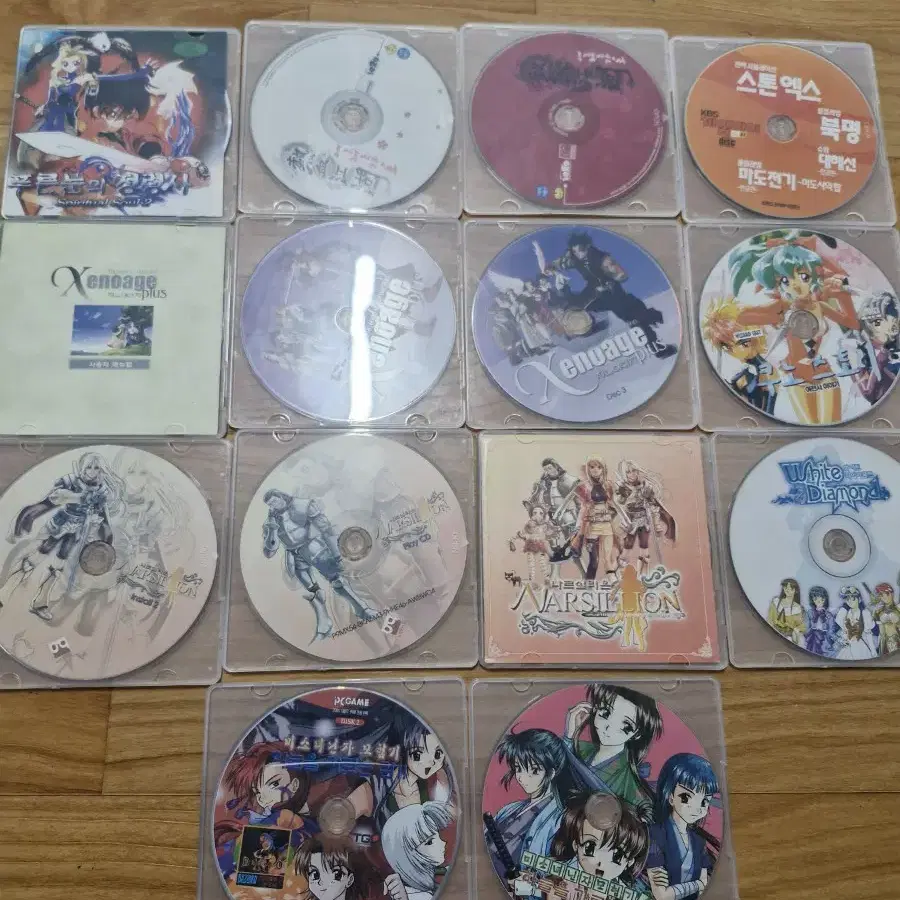 미소녀 닌자 모험기, 열혈강호, 제노에이지 RPG PC 게임 CD 9개