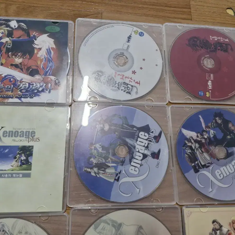 미소녀 닌자 모험기, 열혈강호, 제노에이지 RPG PC 게임 CD 9개