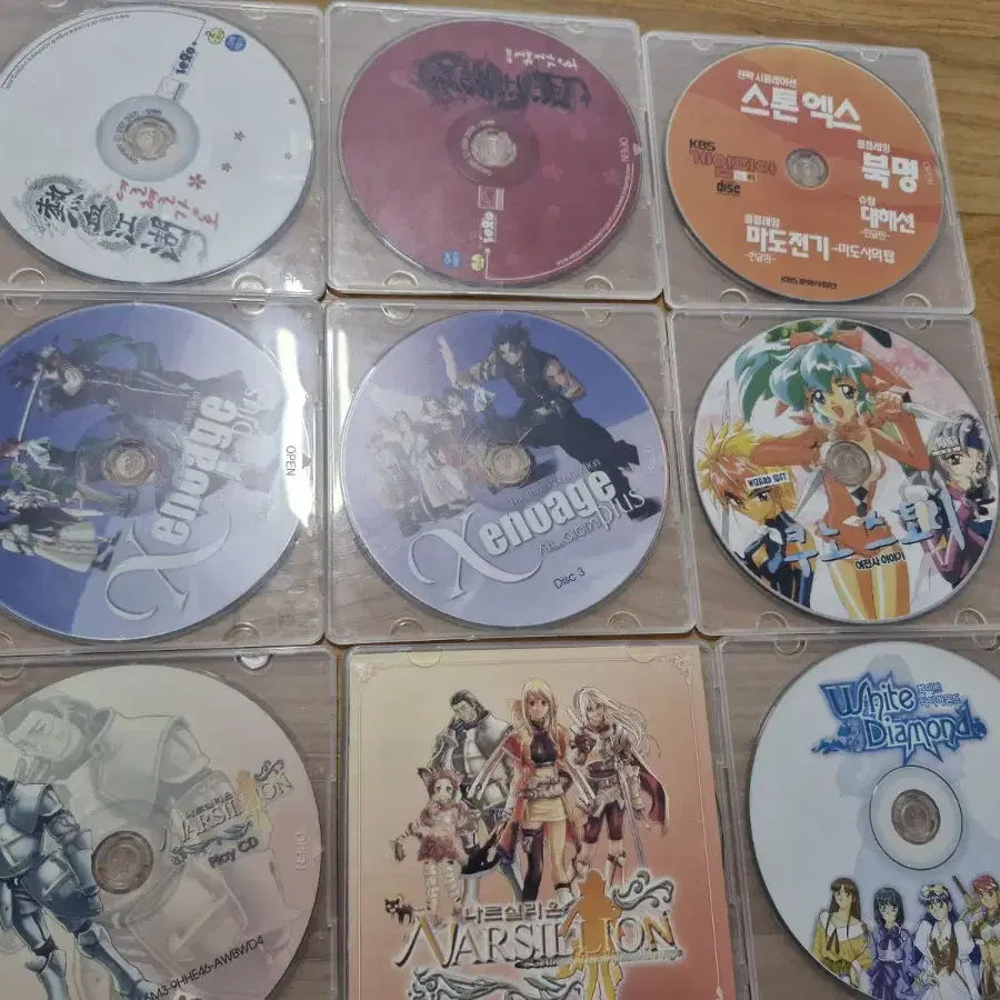 미소녀 닌자 모험기, 열혈강호, 제노에이지 RPG PC 게임 CD 9개