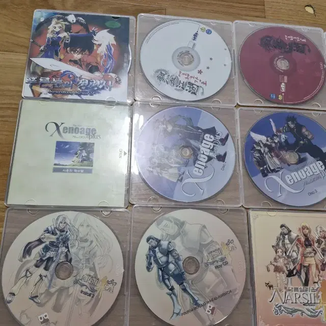 미소녀 닌자 모험기, 열혈강호, 제노에이지 RPG PC 게임 CD 9개