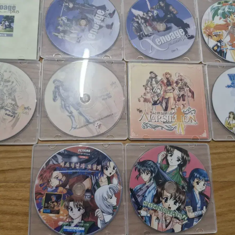 미소녀 닌자 모험기, 열혈강호, 제노에이지 RPG PC 게임 CD 9개