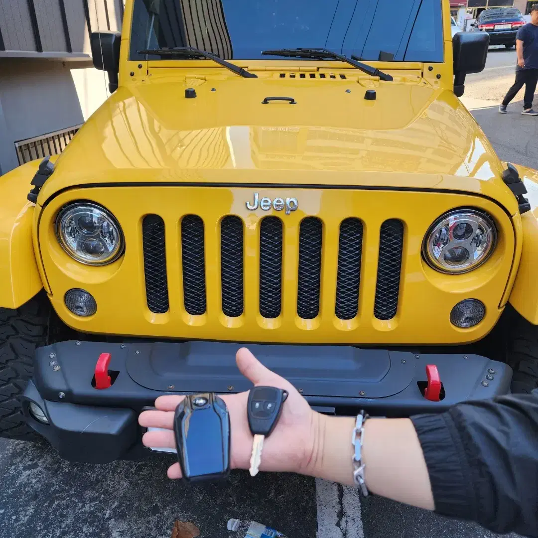 JEEP 지프 랭글러 다양한 수입차 타입 최신형 LCD 디지털키로 개조