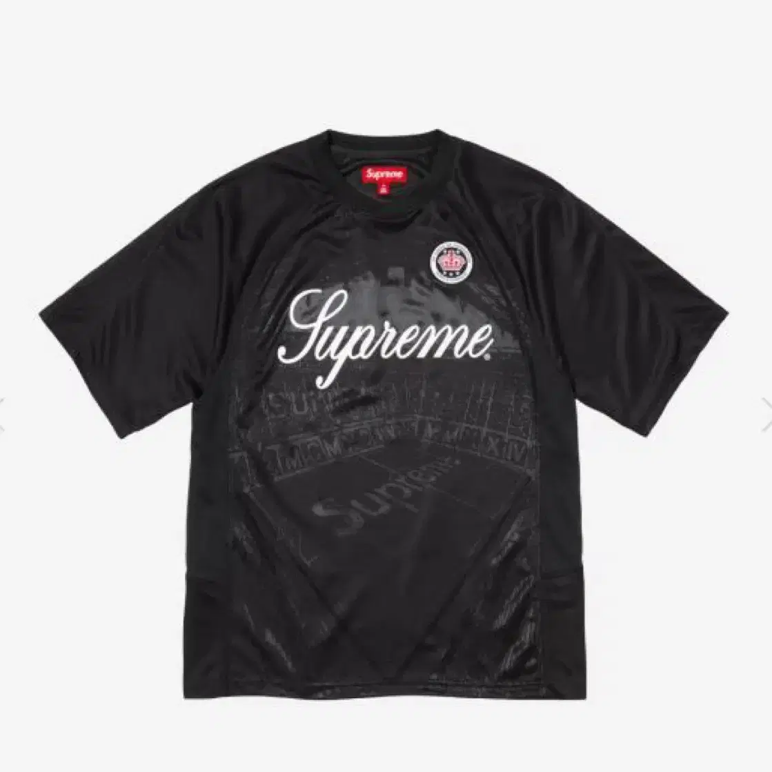 슈프림 Jacquard Soccer Jersey Black - 24SS