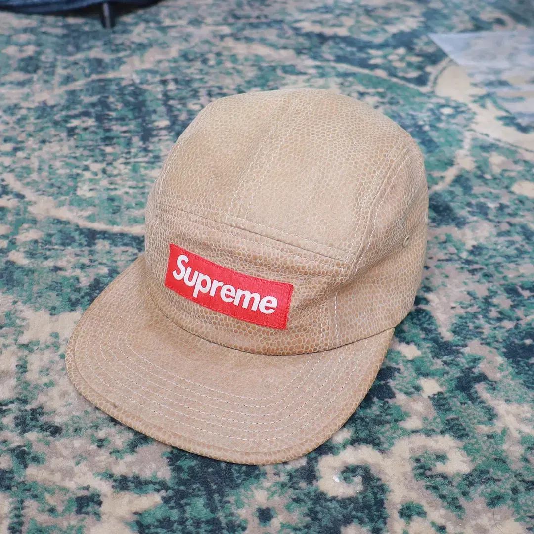 Supreme 슈프림 뱀피 브라운 캠프캡 볼캡