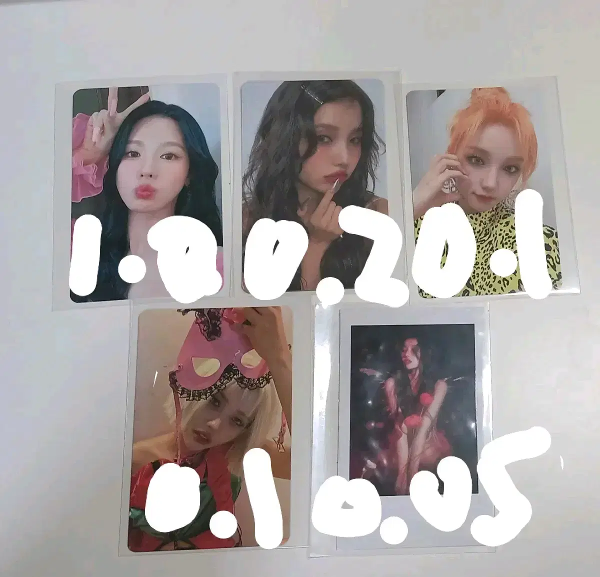 idle photocard unreleased photocard miyeon alfo yuqi soyeon wts