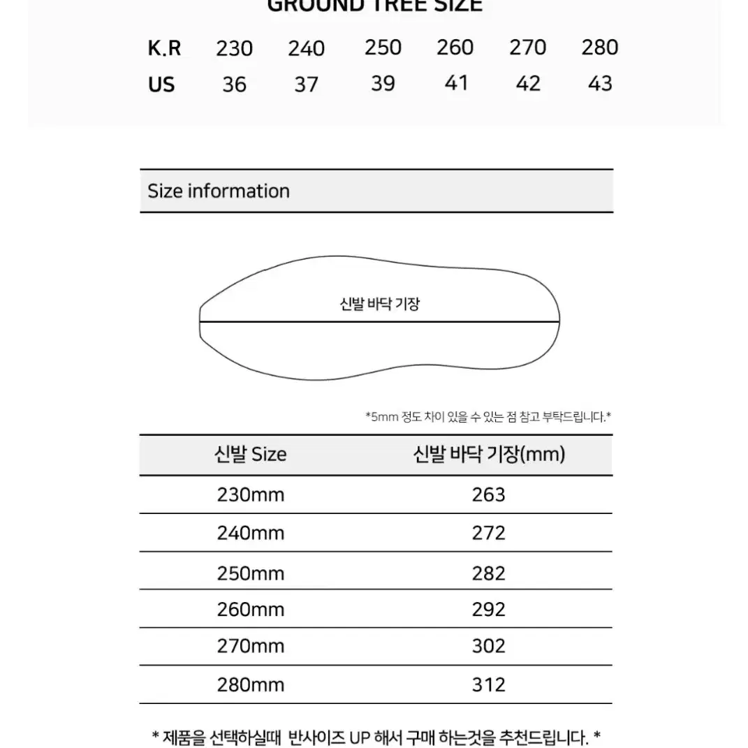 (정품/새상품) 그라운드트리 사이프리스 스퀘어 뮬 / (270~275)