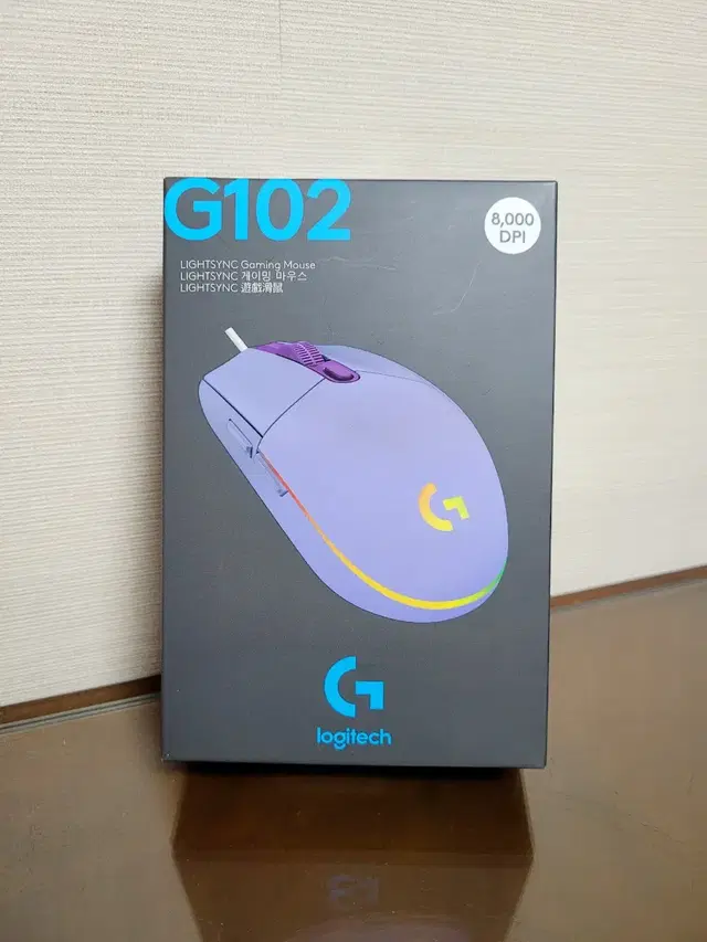 로지텍 G102 Lightsync 미개봉