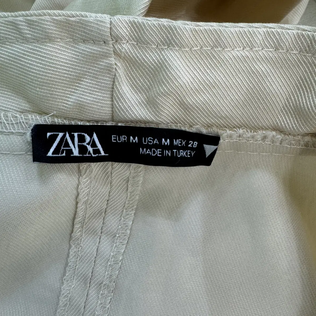 새상품 [M 66] Zara 자라 아이보리 점프수트