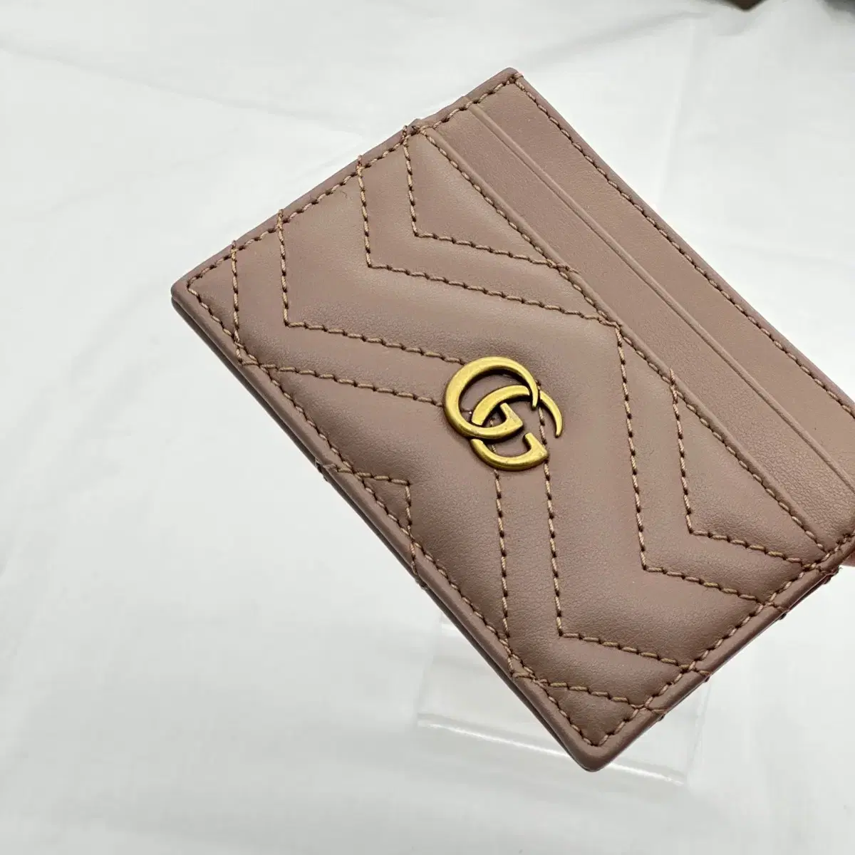 Gucci Marmont Card Case Pink 443127