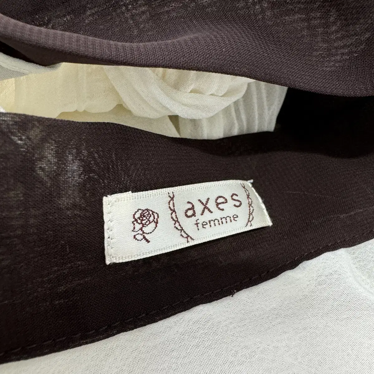 [M 55-66] Axes femme 엑시즈팜 아이보리 엔젤 미니드레스