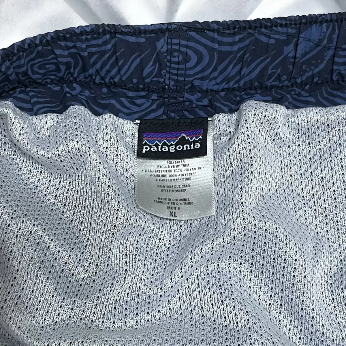 Patagonia Blue Wave Print River shorts