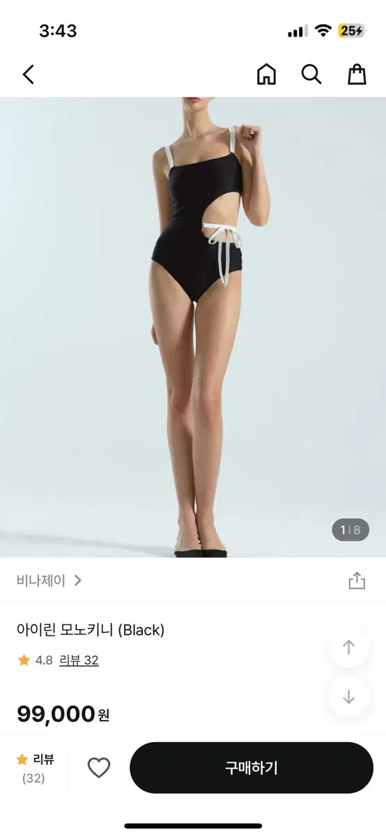 비나제이 아이린 모노키니