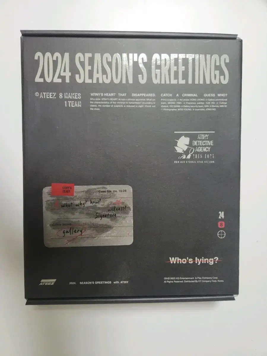 ATEZ 2024 season's greetings seasons greetings Full Set