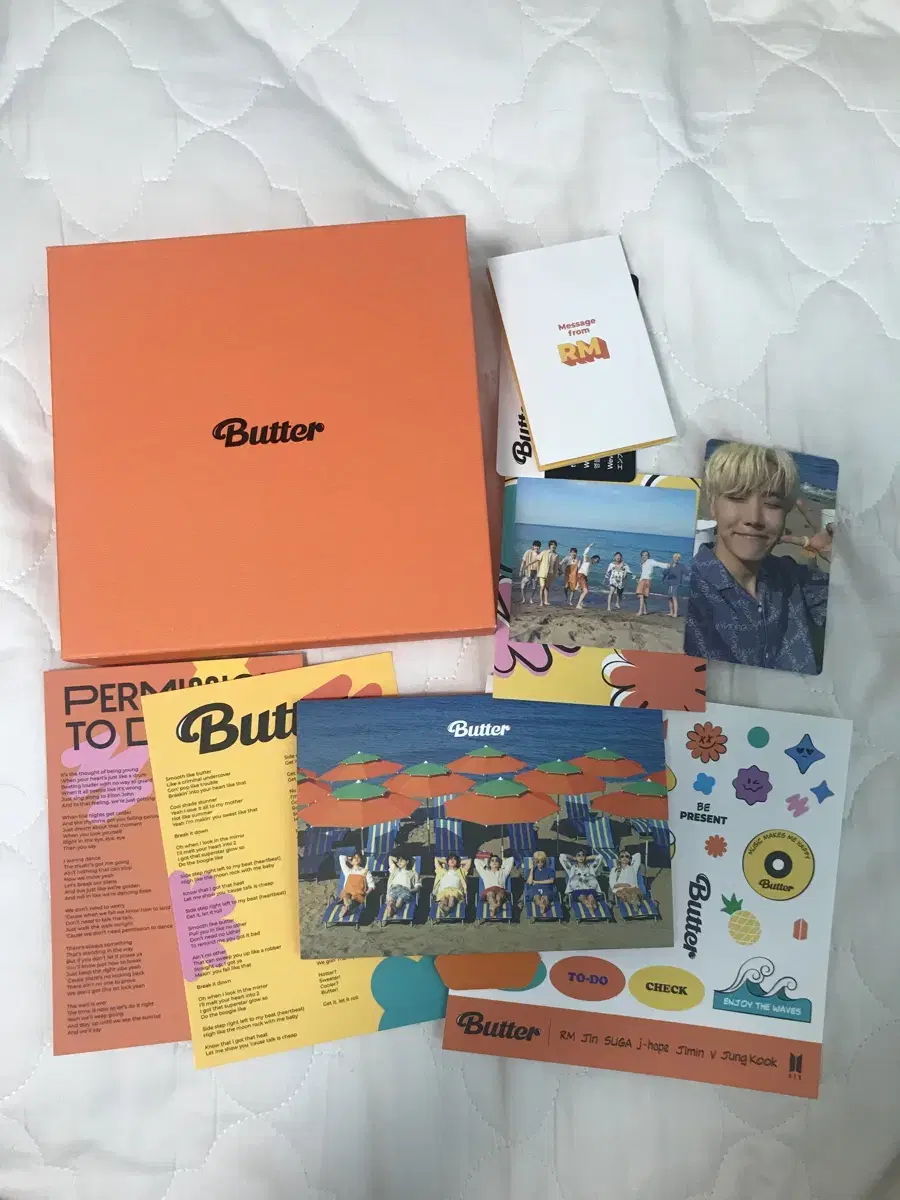 방탄소년단 Bts butter 버터 앨범 포토카드