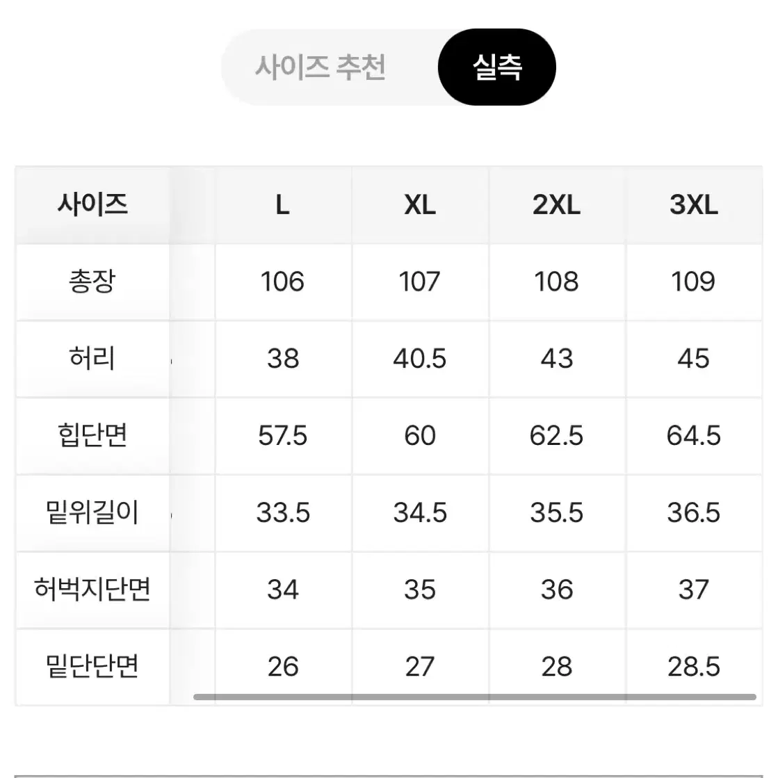 원가 3.8)위드몰 핑크워싱데님팬츠와이드핏 2xl 빅사이즈