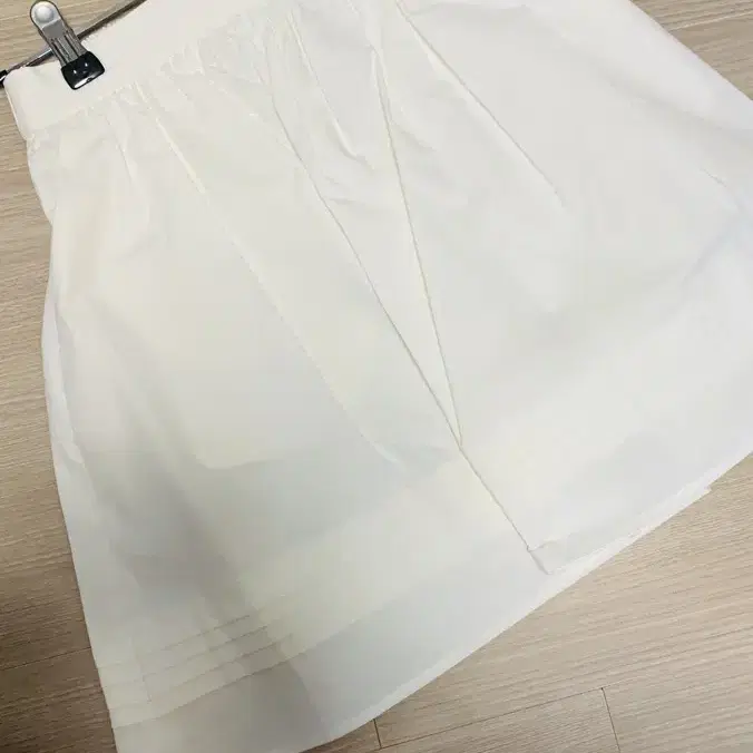 타낫 플루언시 스커트 flouncy mini skirt white