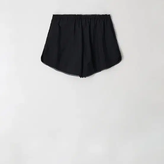 아뜰리에에디션 Lace Detail Shorts (black)