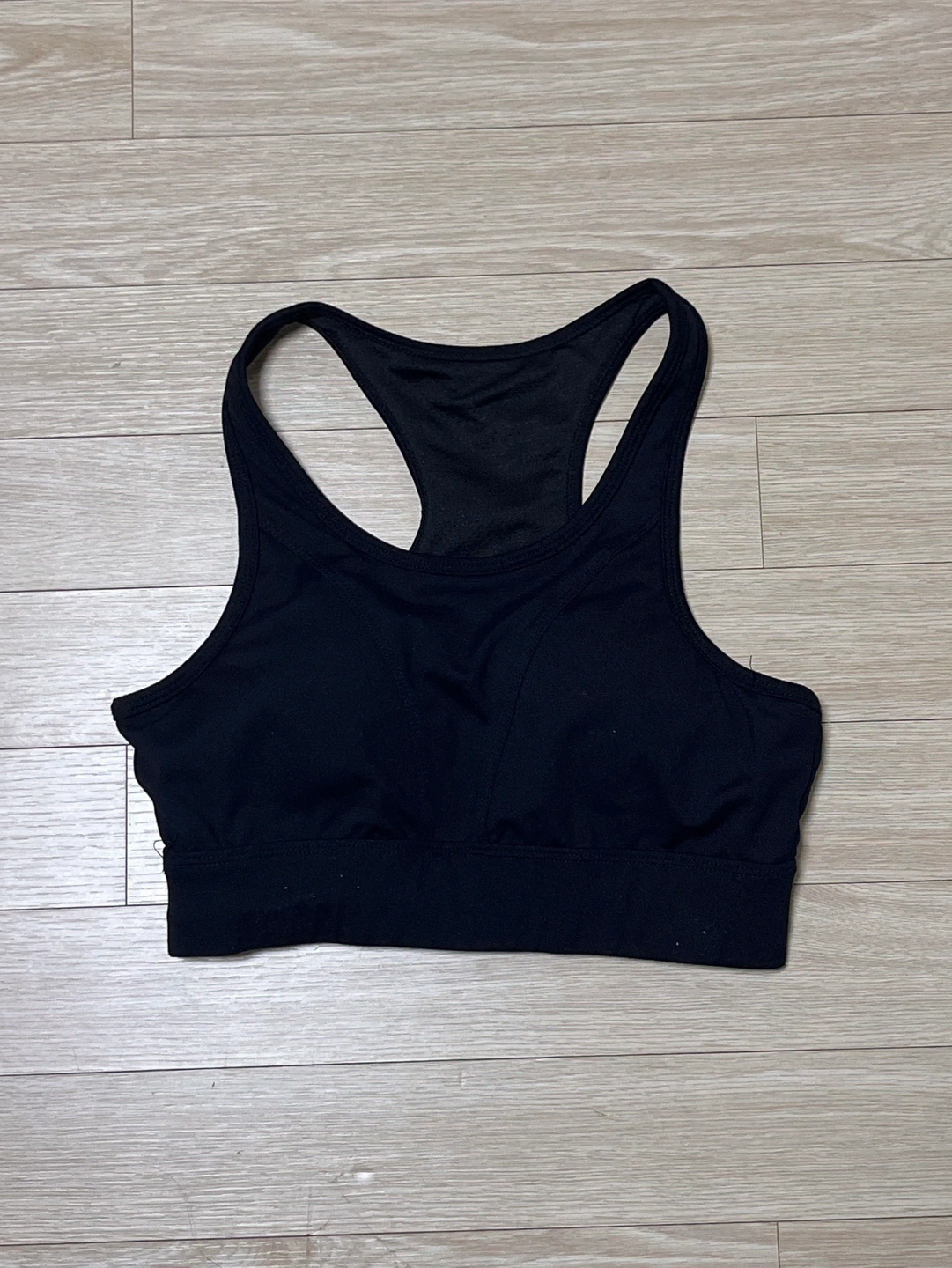 Y-Back Sports Bra Top Black