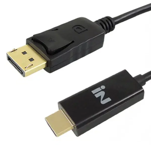 디스플레이 to HDMI 기본변환 모니터 연결 케이블 블랙 2m