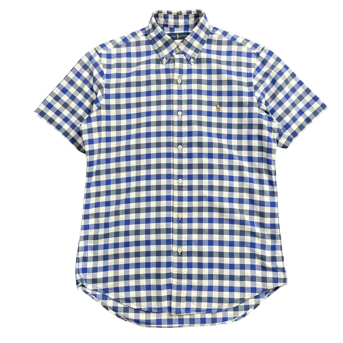 Polo Ralph Lauren bloo Gingham check short-sleeved shirt S