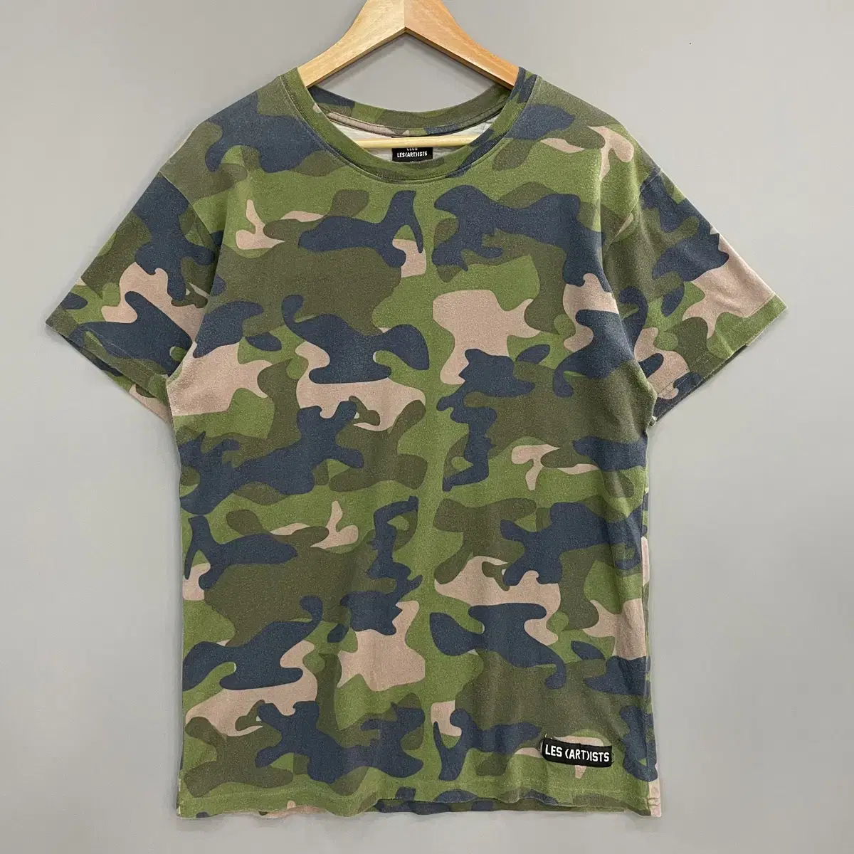 [M] Free Shipping Les Artistes Kanye Military Short Sleeve T-Shirt