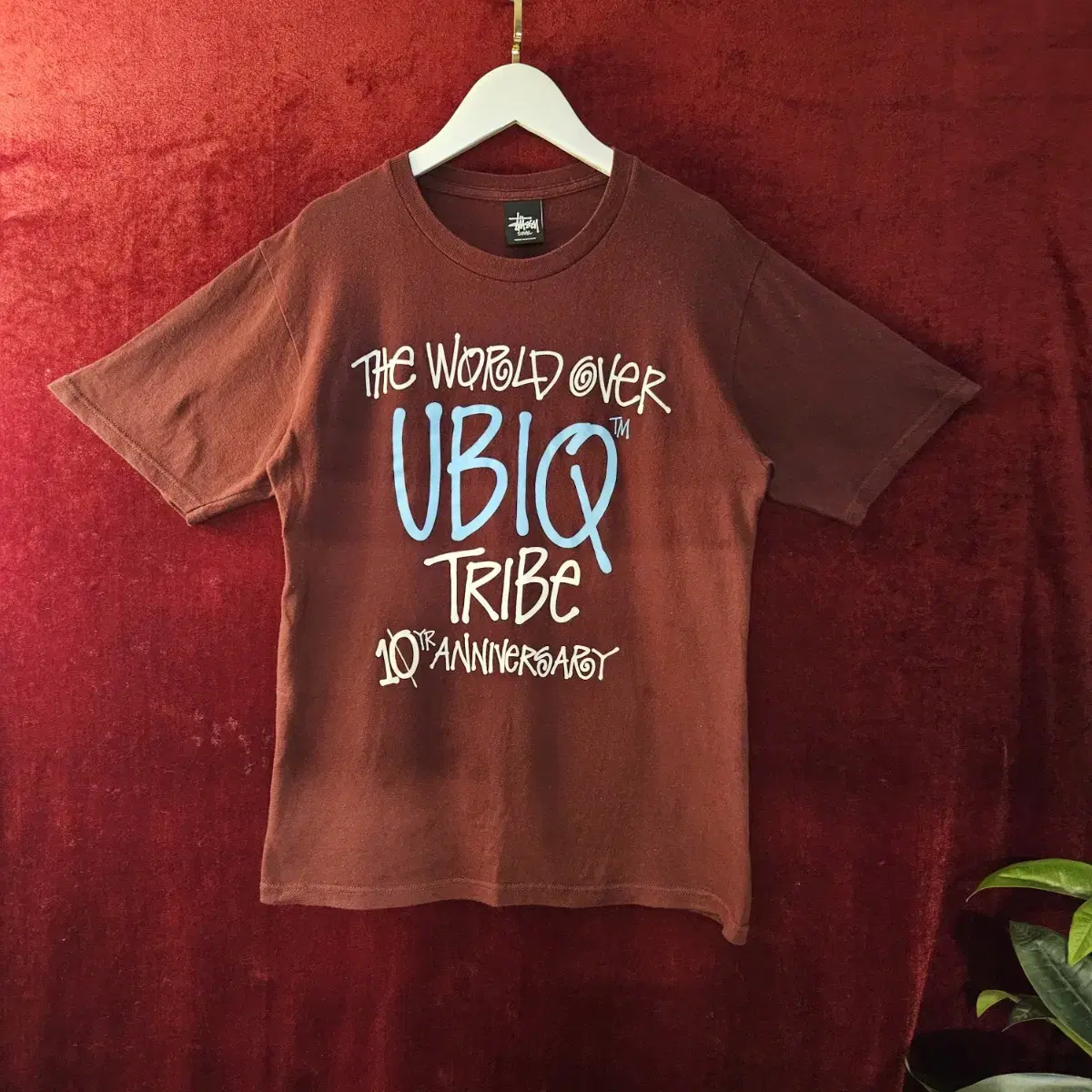 STYSSY X UBIQ 10주년 한정 티셔츠 S size