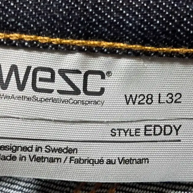 wesc 청바지 28x32 새상품