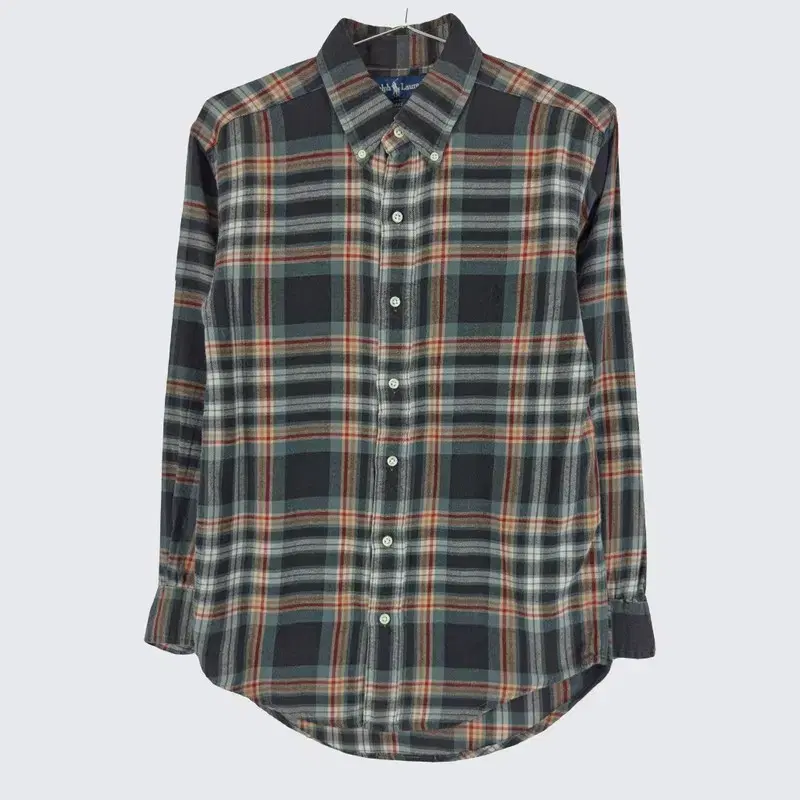 [POLO RALPH LAUREN] Cotton check shirt pongee (women's 55)