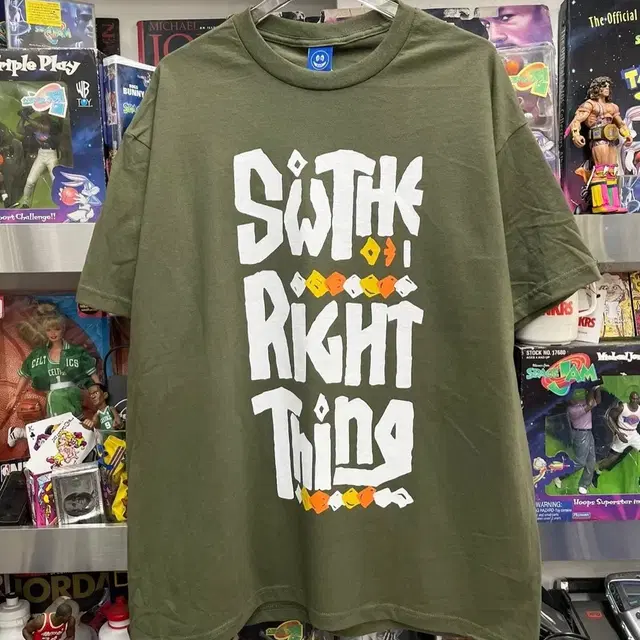 SW031 SW THE RIGHT THING TEE KHAKI