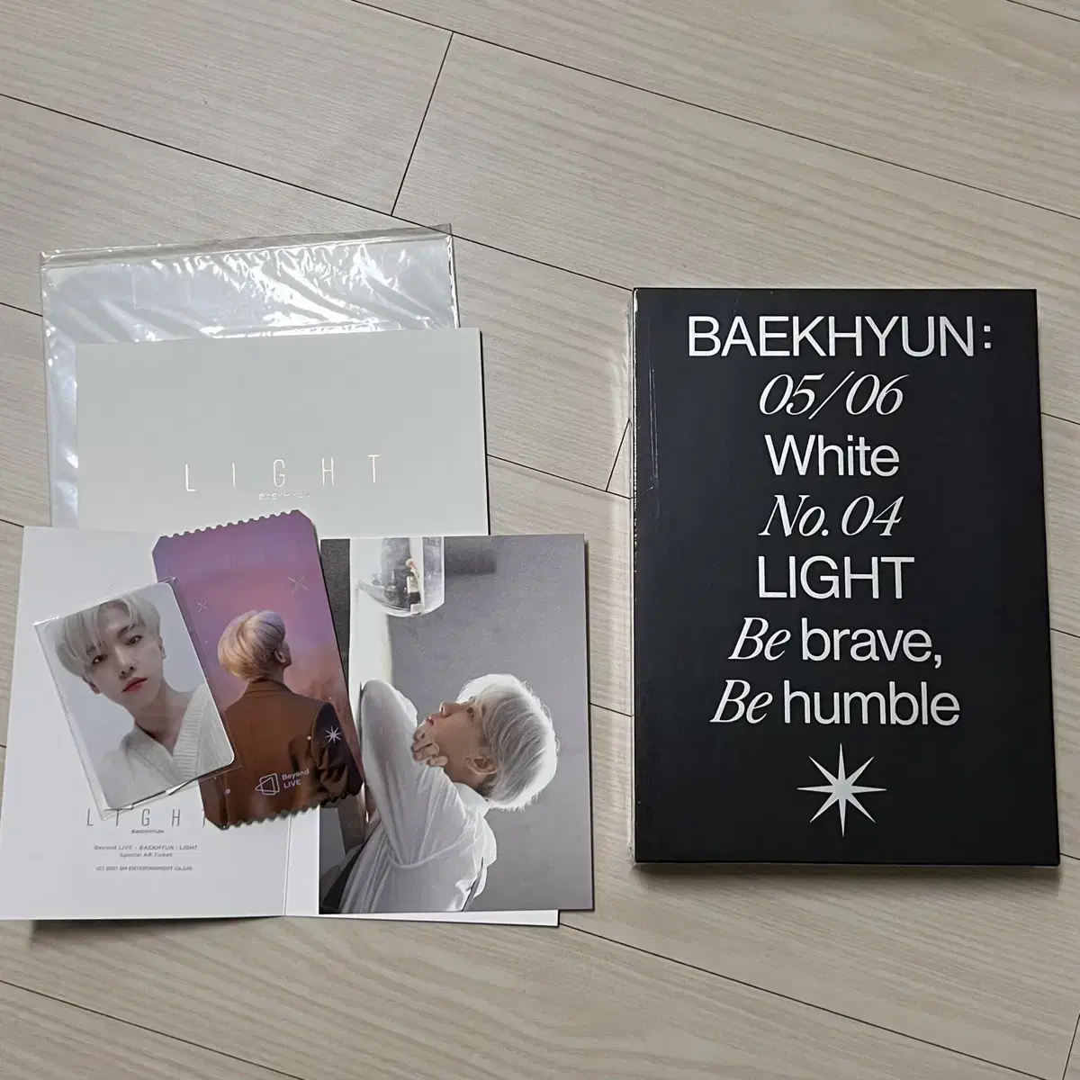 Exo baekhyun photobook sealed AR Ticket Set