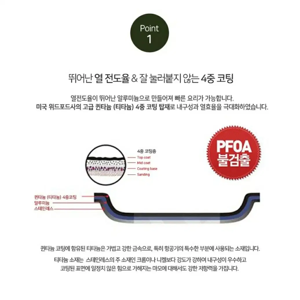 쉐프윈 2PLY 티타늄코팅 32cm 와이드 전팬