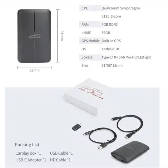 iheylinkit aibox ai박스  스냅드래곤6125/4gb ram