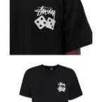 STUSSY (주사위) 스투시 다이스 피그먼트 다이스 반팔티