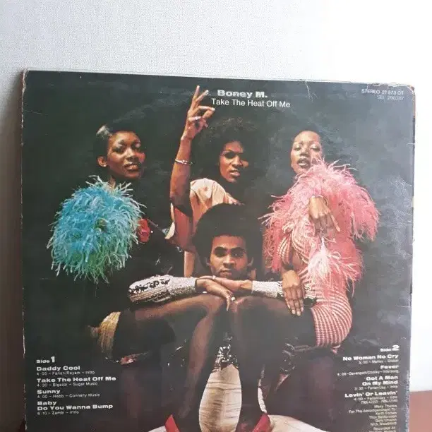 흑인음악 디스코 보니엠 Boney M 올드팝엘피 바이닐vinyl 성음