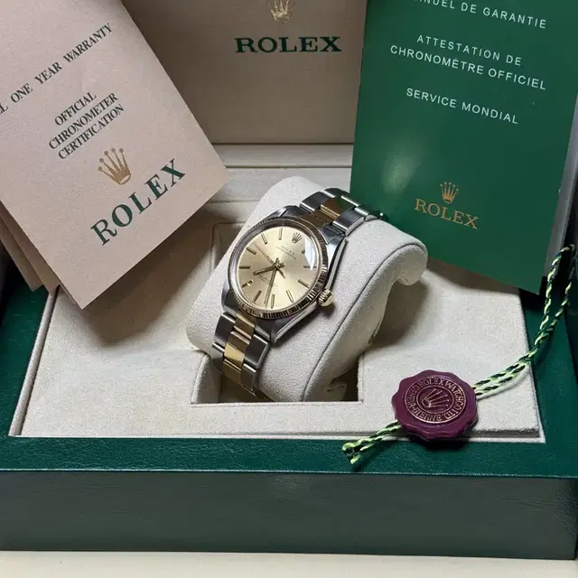 [ 남녀공용]rolex 롤렉스 오이스터 퍼페츄얼 골드콤비