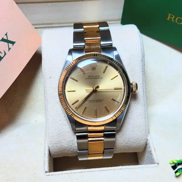 [ 남녀공용]rolex 롤렉스 오이스터 퍼페츄얼 골드콤비