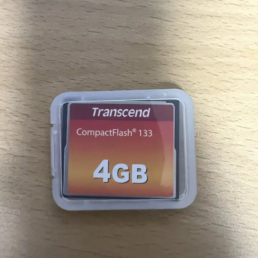 컴팩트 플래시 메모리 4GB Transcend(미사용)