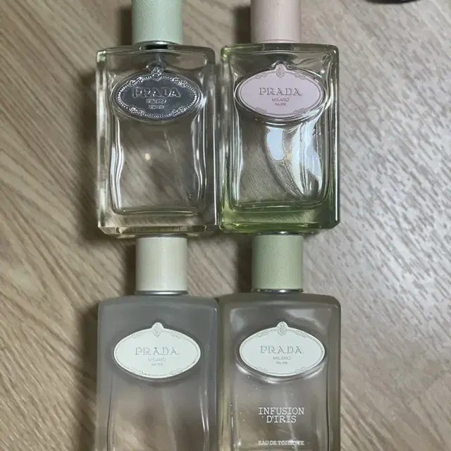 프라다 향수공병 100ml , 지미추 향수공병 40ml