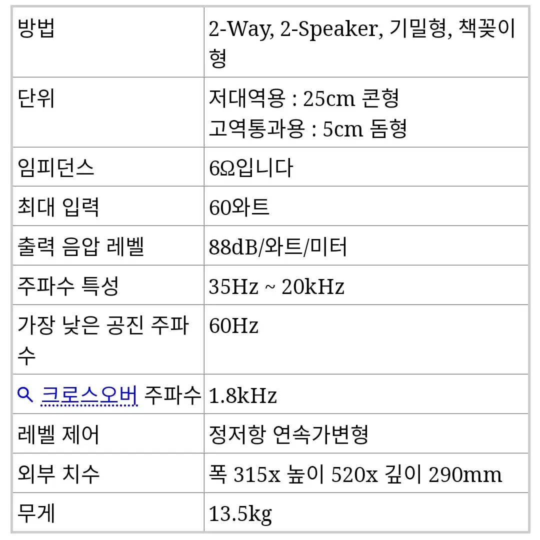 빅터 SX-3 II 북쉘프 스피커