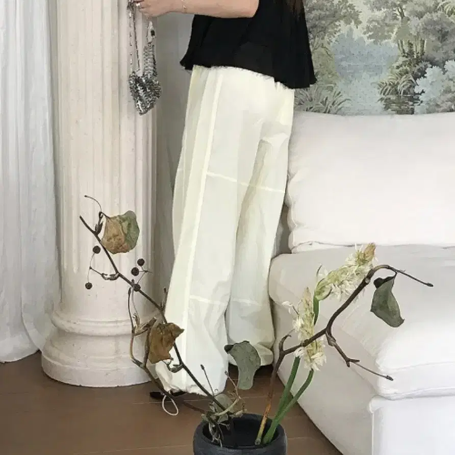 딥뮤즈 Birming String Pants (yellow)