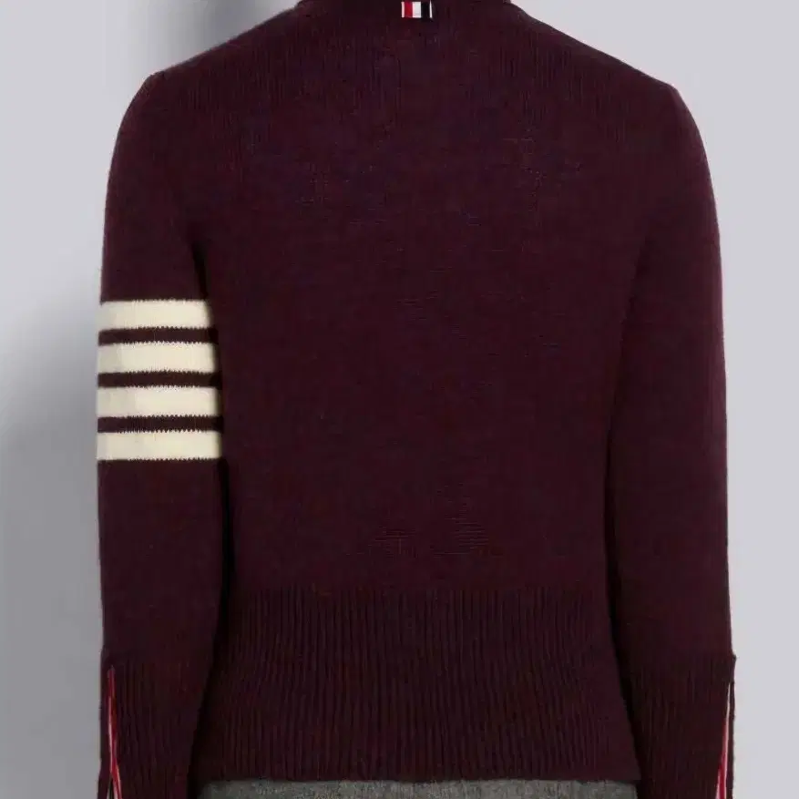 톰브라운 Thombrowne 풀오버 니트 Burgundy 4 Size