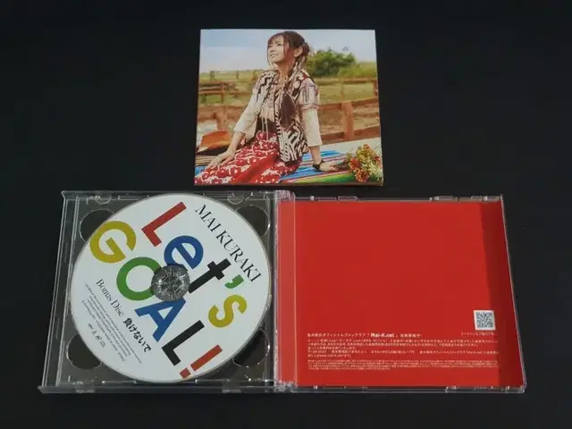 쿠라키마이 12집 앨범 Lets GOAL 장미빛인생 (CD+DVD) 레드