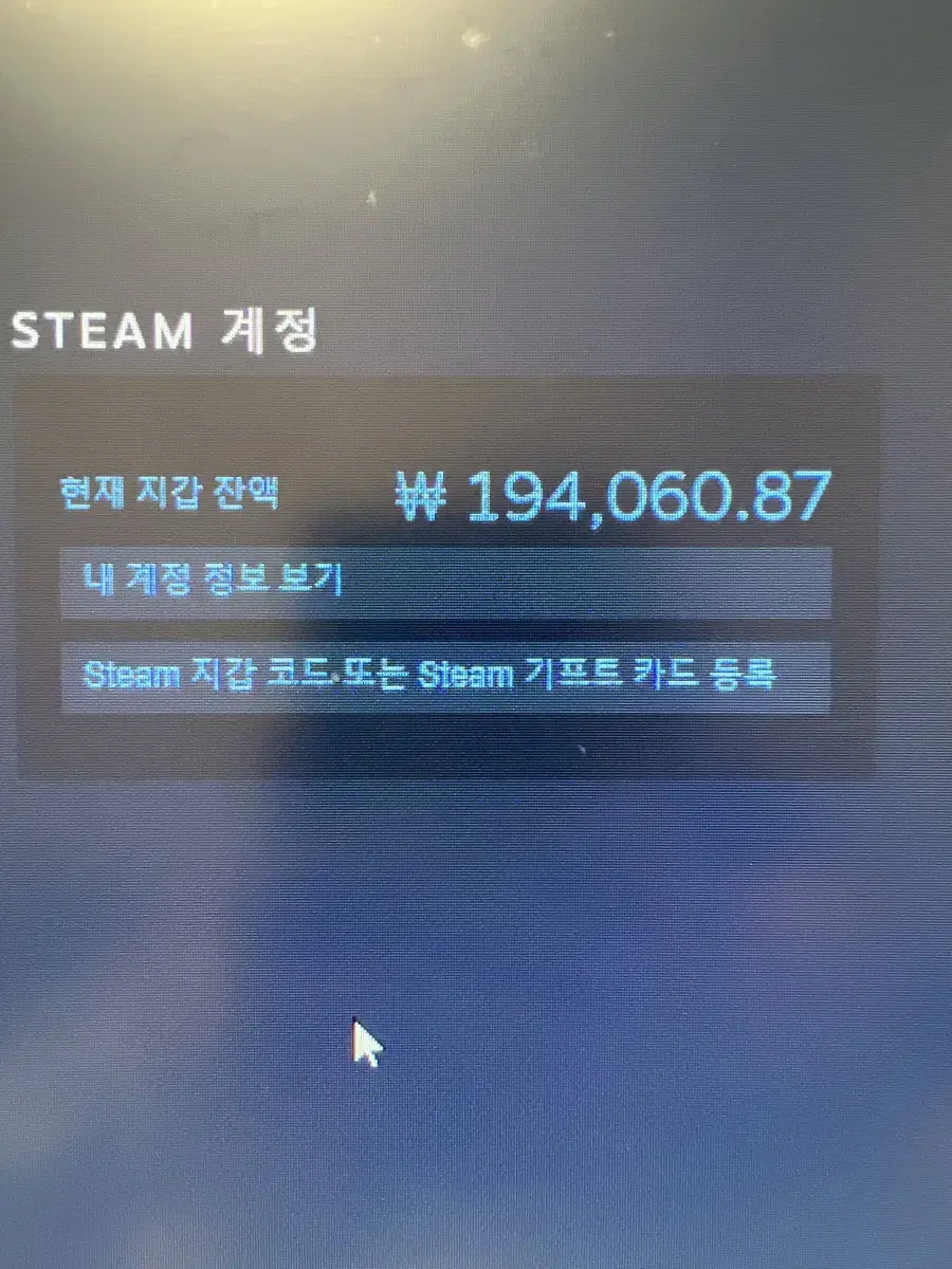 스팀머니 1.9만팝니다